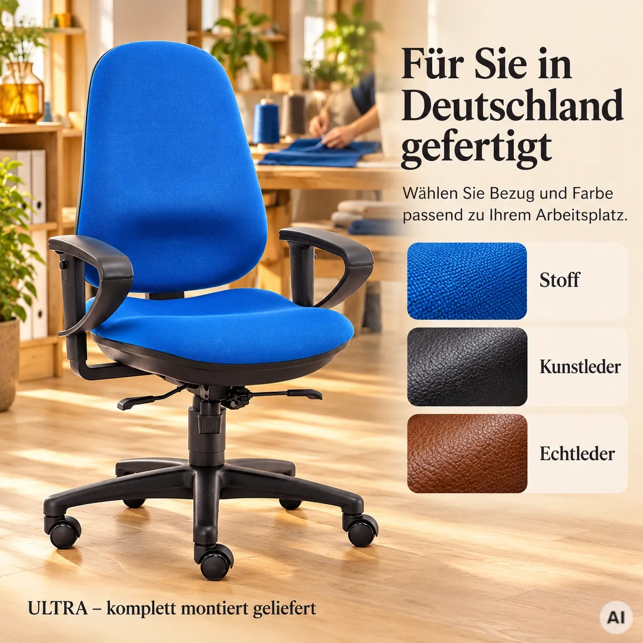 ULTRA - Bandscheiben-Drehstuhl