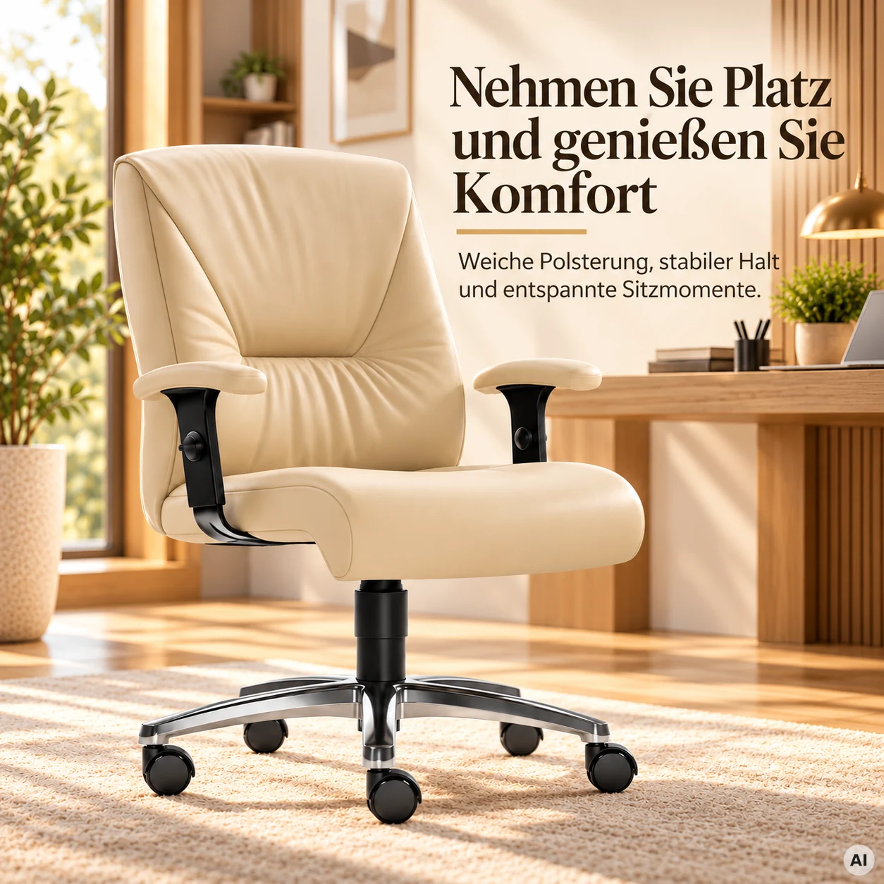 Halblehner Turbo XXL - Home Office Chefsessel