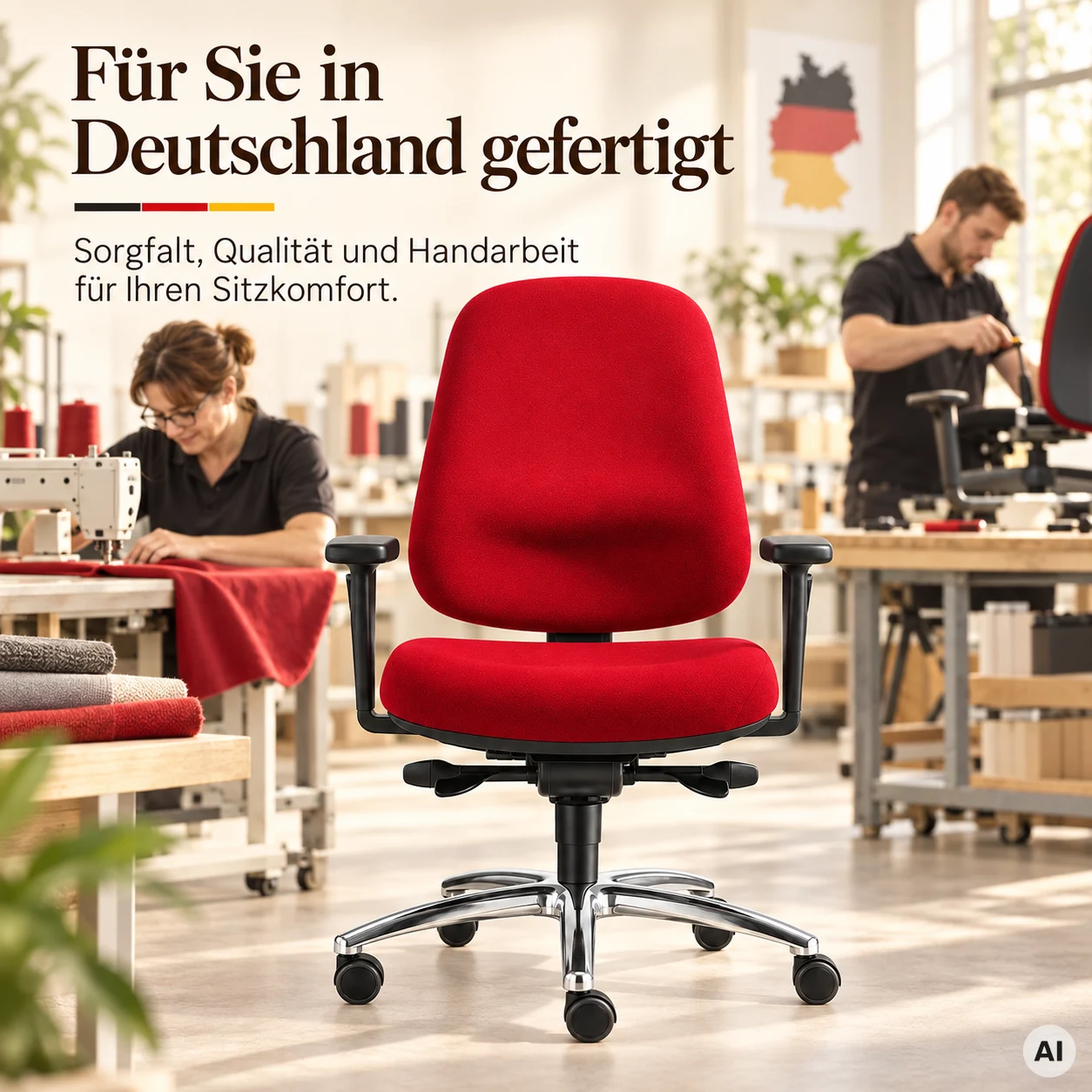 MULTRA - Ergonomischer & bequemer Bürostuhl